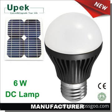 12v dc led bulb solar lamp post for solar power system